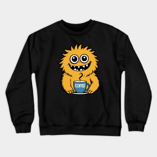 Happy Monster Coffee Crewneck Sweatshirt